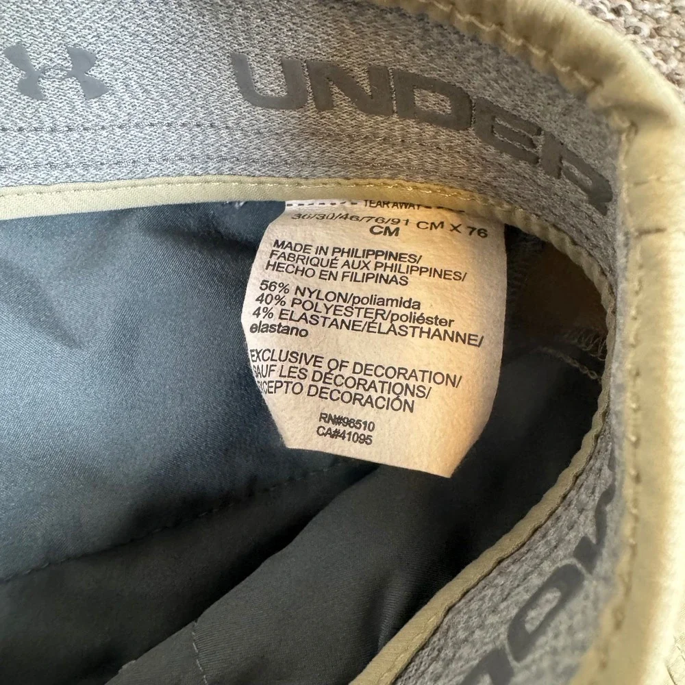 Under Armour Matchplay Mens Beige Golf‎ Pants 36x30 Performance Lightweight